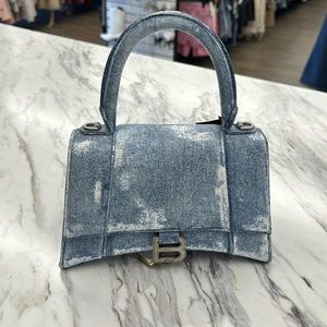 Balenciaga Denim Hourglass bag